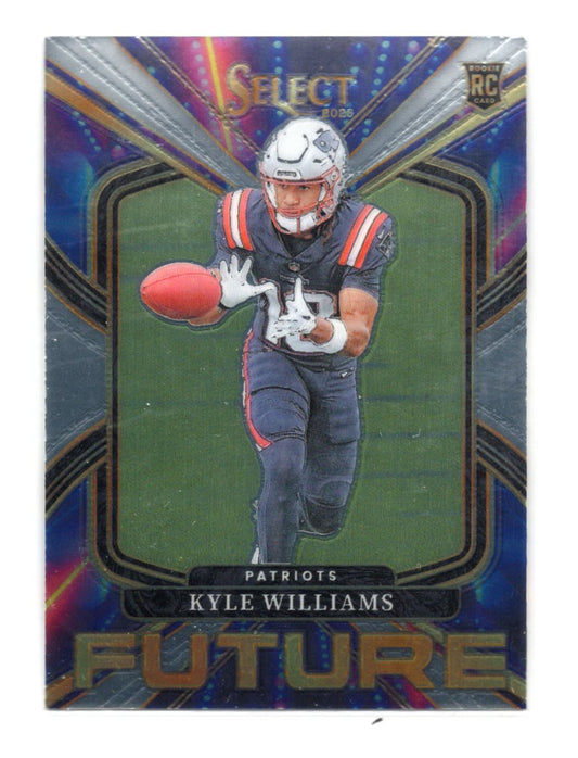 2025 Panini Select Kyle Williams Card Select Future New England Patriots #16
