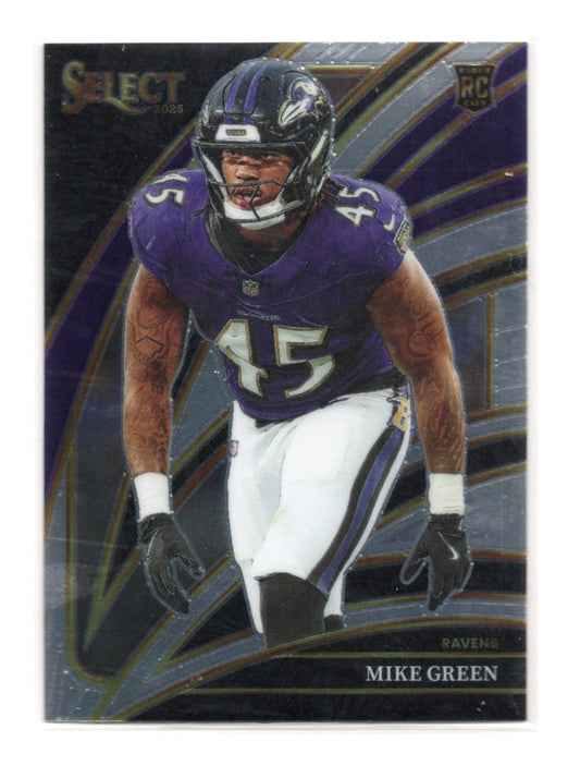 2025 Panini Select Mike Green Card Baltimore Ravens #260