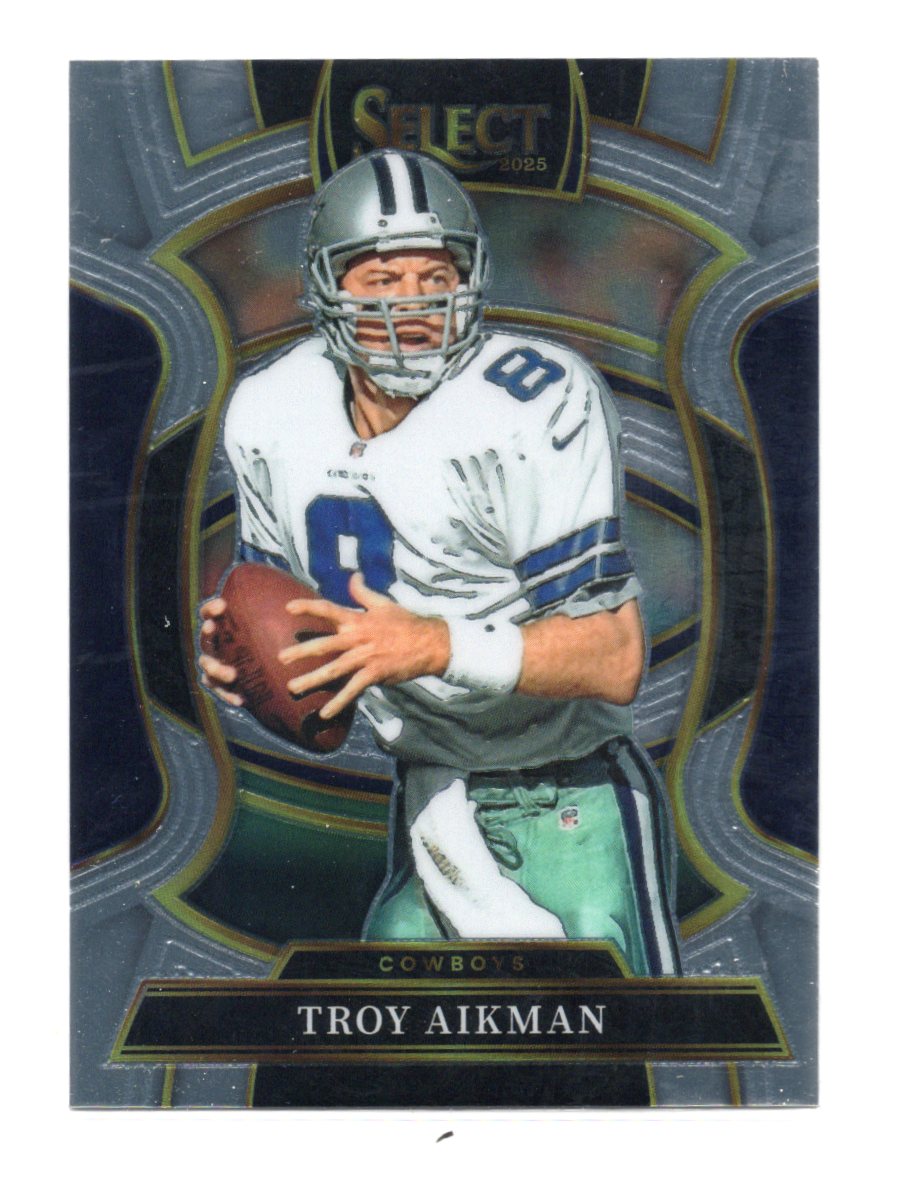 2025 Panini Select Troy Aikman Card Dallas Cowboys #100