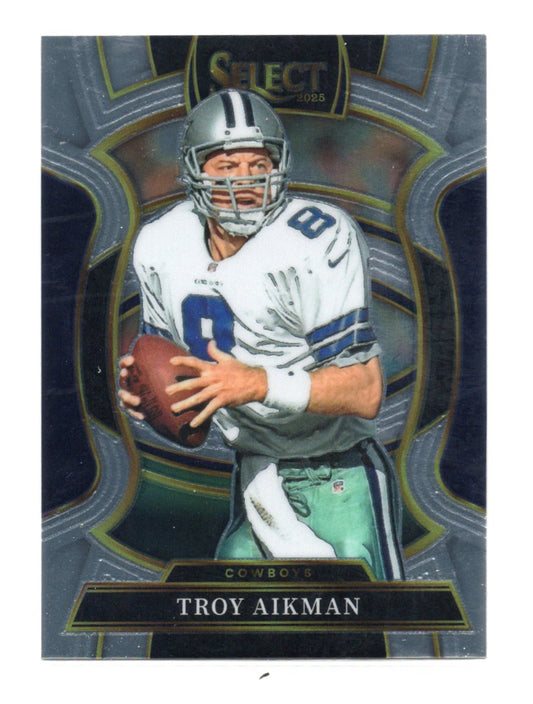 2025 Panini Select Troy Aikman Card Dallas Cowboys #100