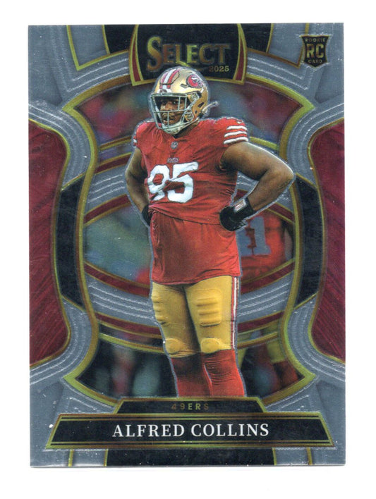 2025 Panini Select Alfred Collins Card RC San Francisco 49ers #17