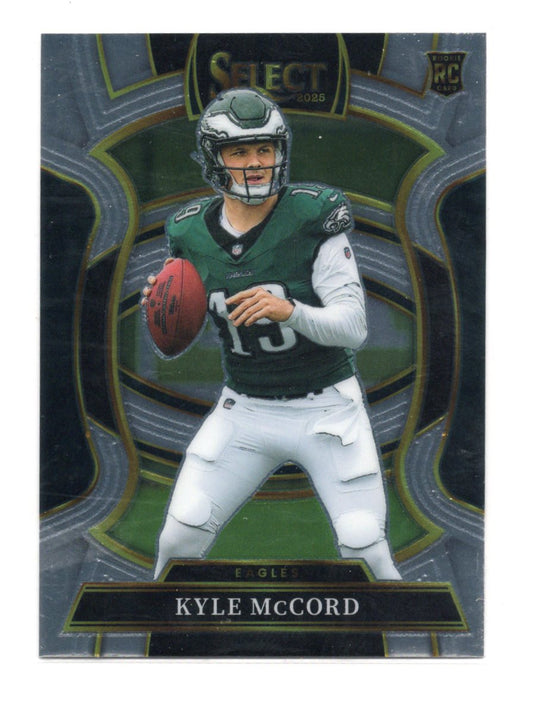 2025 Panini Select Kyle McCord Card RC Philadelphia Eagles #91