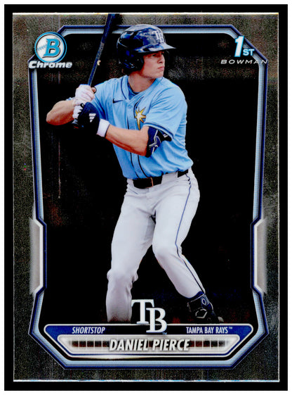 2026 Bowman Daniel Pierce Card Chrome Prospects Tampa Bay Rays #BCP-77