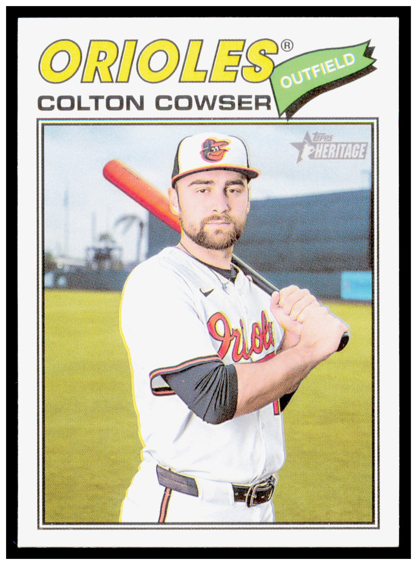 2026 Topps Heritage Colton Cowser Card Baltimore Orioles #338