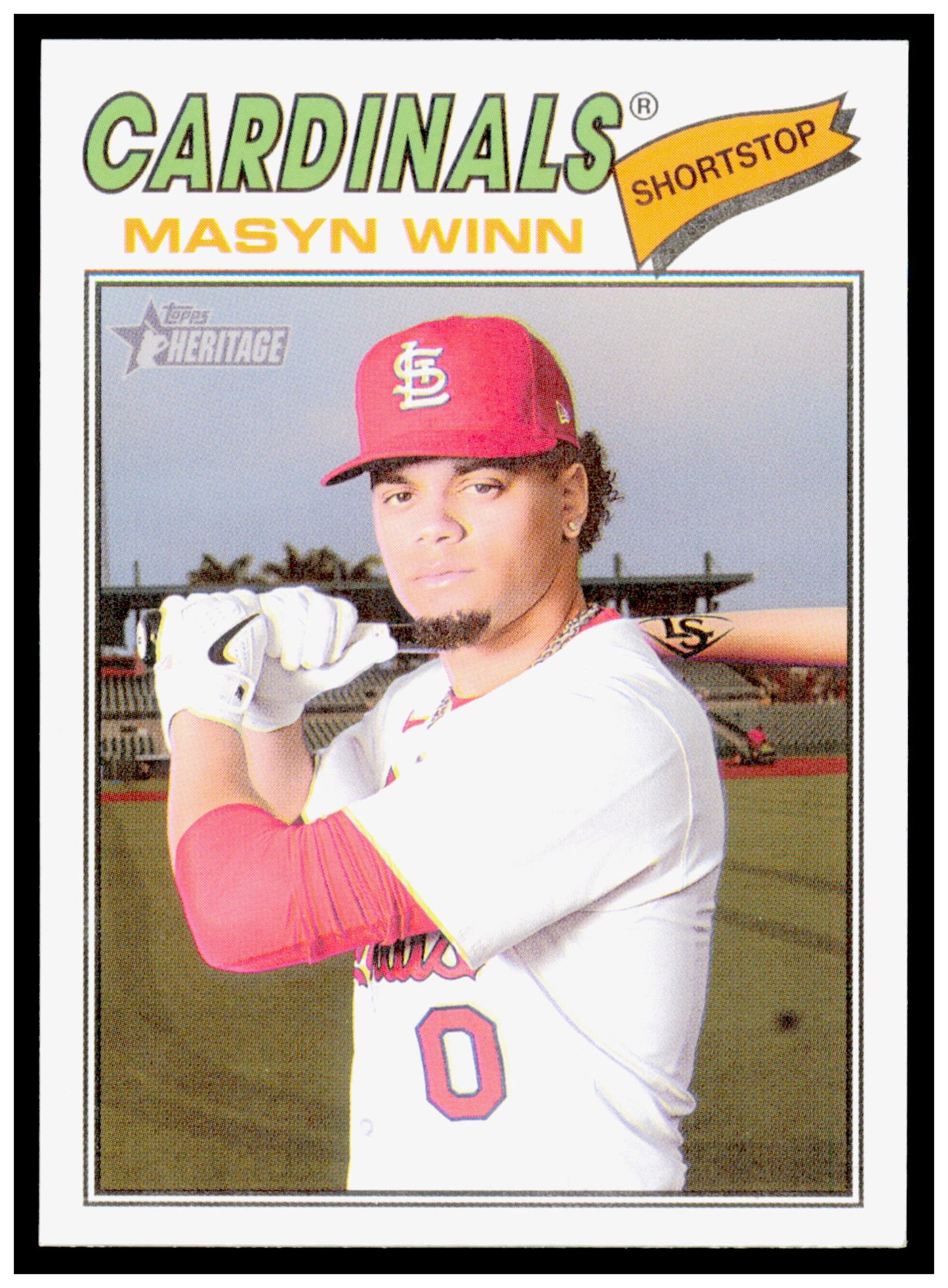 2026 Topps Heritage Masyn Winn Card St. Louis Cardinals #358