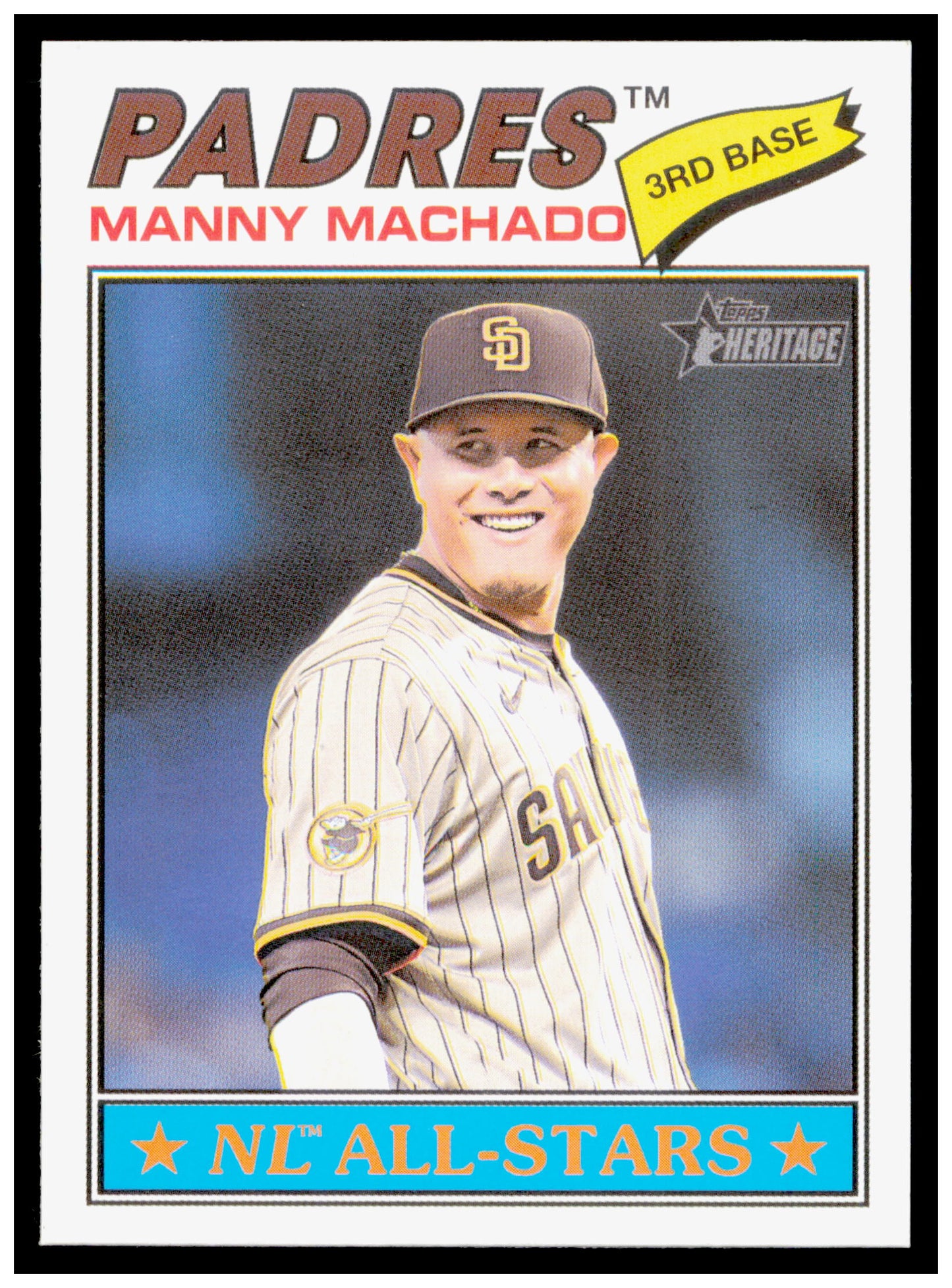 2026 Topps Heritage Manny Machado Card San Diego Padres #143