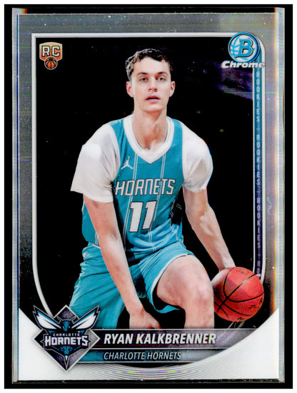 2025-26 Bowman Ryan Kalkbrenner Card RC Charlotte Hornets #34