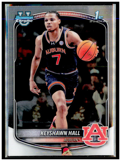 2025-26 Bowman Keyshawn Hall Card Prospects Auburn Tigers #BPP-60