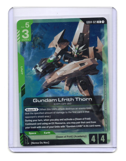 Gundam Card Game Gundam Lfrith Thorn GD04-021 R Rare Phantom Aria Foil