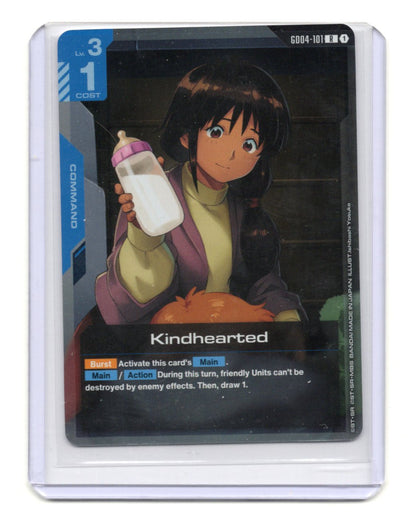 Kindhearted GD04-101 R Rare Gundam Card Game Phantom Aria Base Set