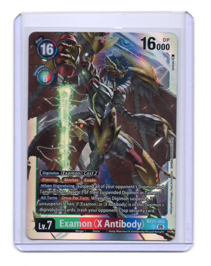 Examon X Antibody BT21-052 SR Super Rare Digimon TCG World Convergence Foil