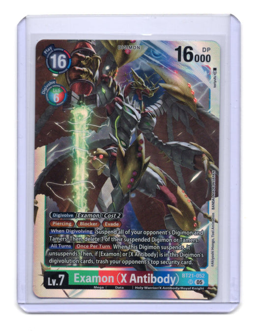 Examon X Antibody BT21-052 SR Super Rare Digimon TCG World Convergence Foil