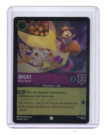 Bucky Nutty Rascal 60/204 Common Disney Lorcana Archazias Island Amethyst NM