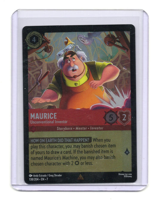 Archazia's Island Maurice Card Rare #138/204 Disney Lorcana