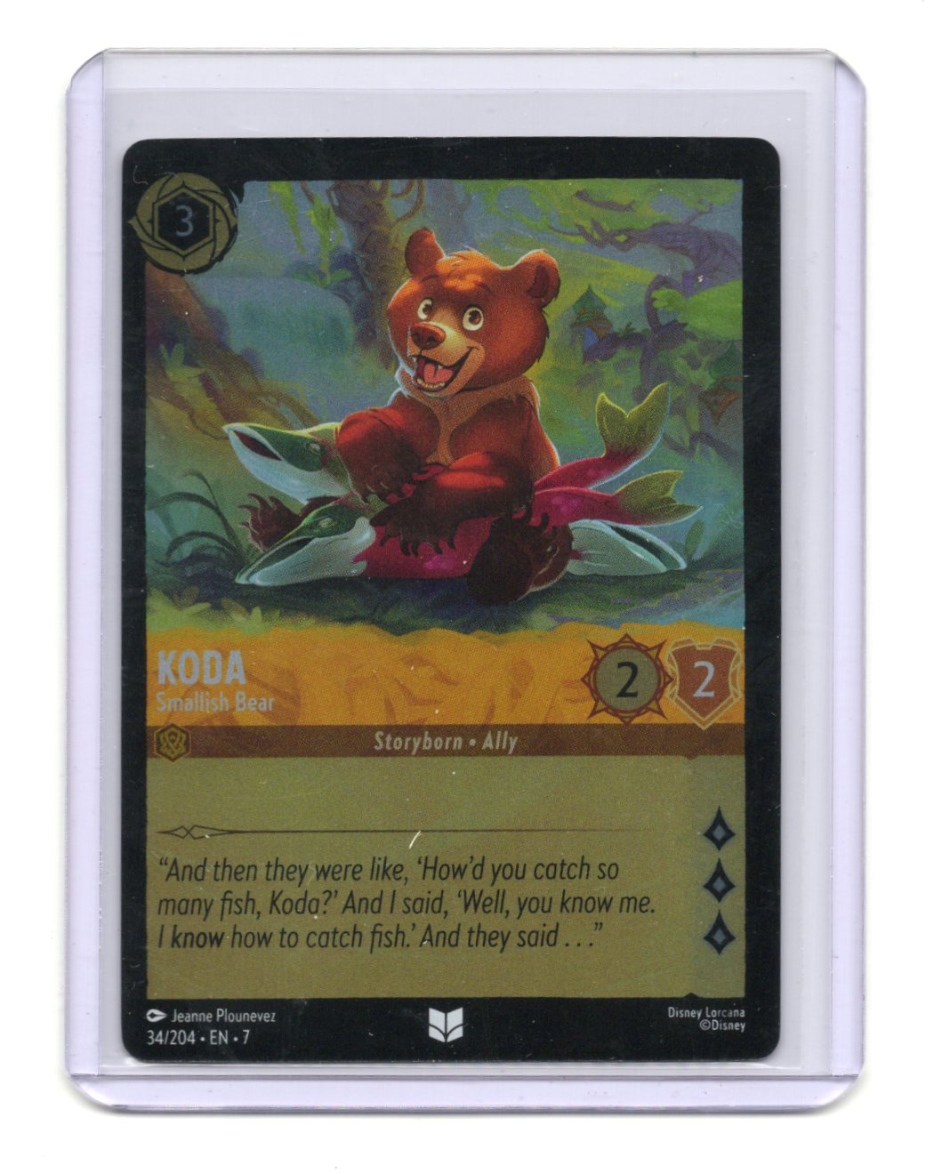 Bucky Koda Smallish Bear 34/204 Common Disney Lorcana Archazias Island NM