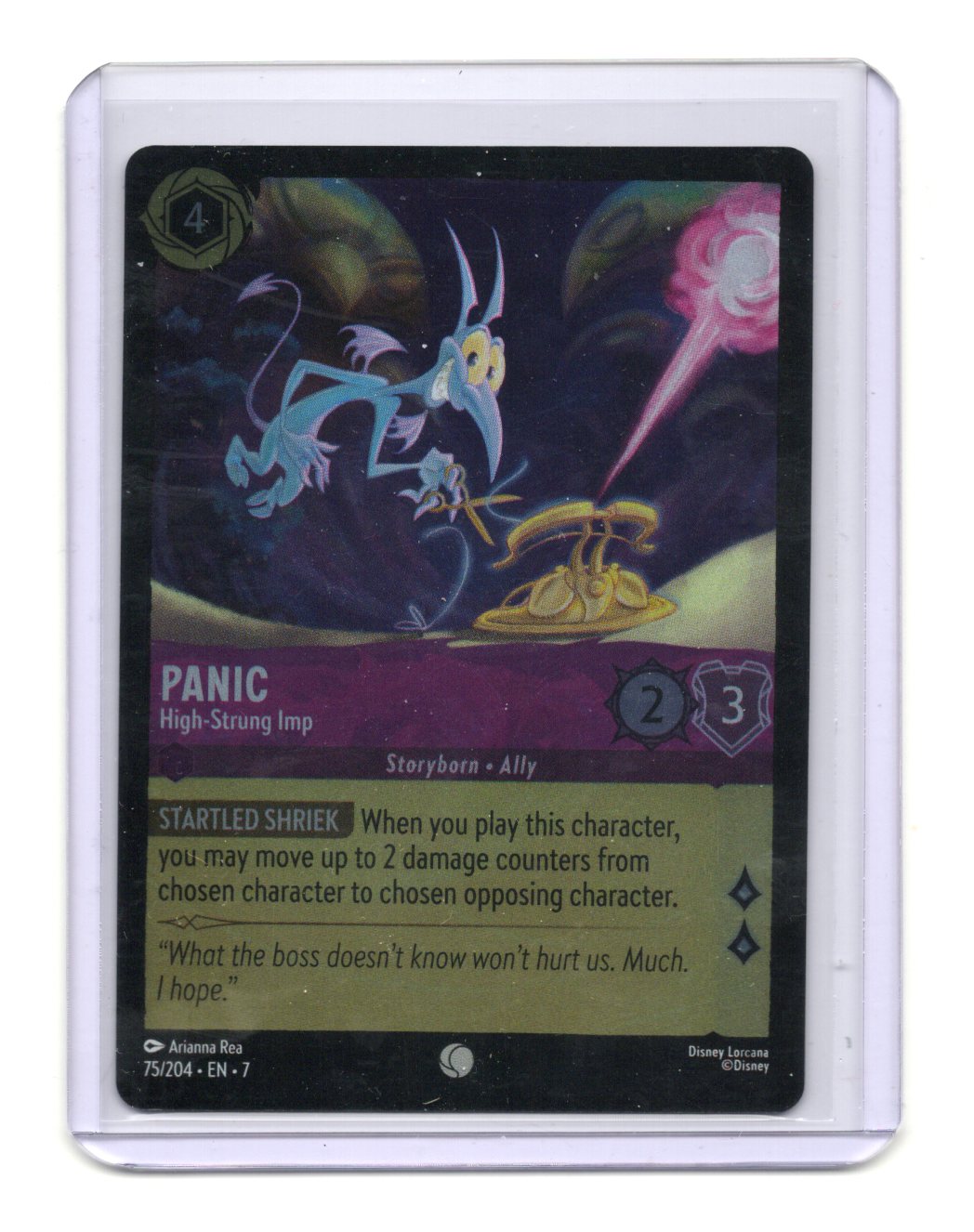 Panic High Strung Imp 75/204 Common Disney Lorcana Archazias Island NM