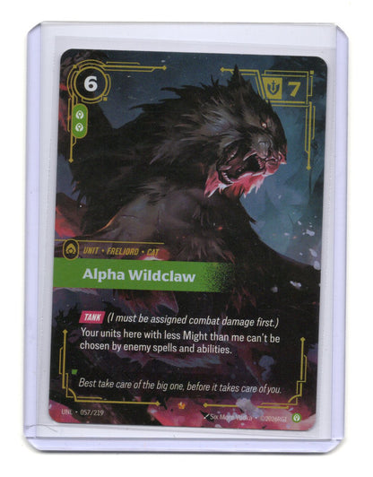 Alpha Wildclaw 057/219 Epic Foil LoL Riftbound TCG Unleashed Freljord NM