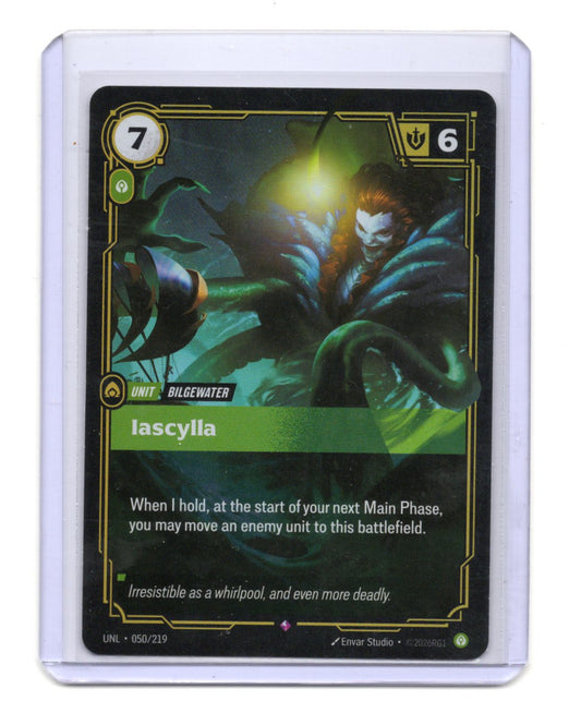 Iascylla 050/219 Rare Foil LoL Riftbound TCG Unleashed Bilgewater NM