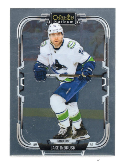 2025-26 O-Pee-Chee Platinum Jake DeBrusk Card Vancouver Canucks #44