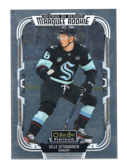 2025-26 O-Pee-Chee Platinum Ville Ottavainen Card RC Seattle Kraken #253