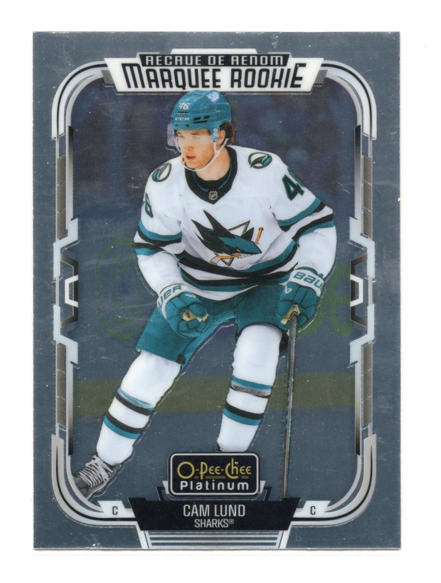 2025-26 O-Pee-Chee Platinum Cam Lund Card RC San Jose Sharks #248
