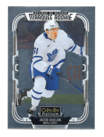 2025-26 O-Pee-Chee Platinum Jacob Quillan Card RC Toronto Maple Leafs #260