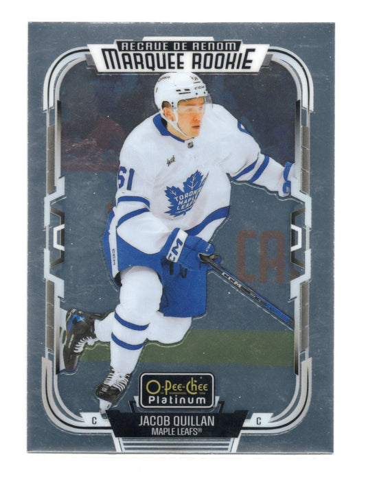 2025-26 O-Pee-Chee Platinum Jacob Quillan Card RC Toronto Maple Leafs #260