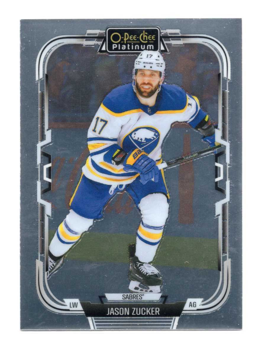 2025-26 O-Pee-Chee Platinum Jason Zucker Card Buffalo Sabres #131