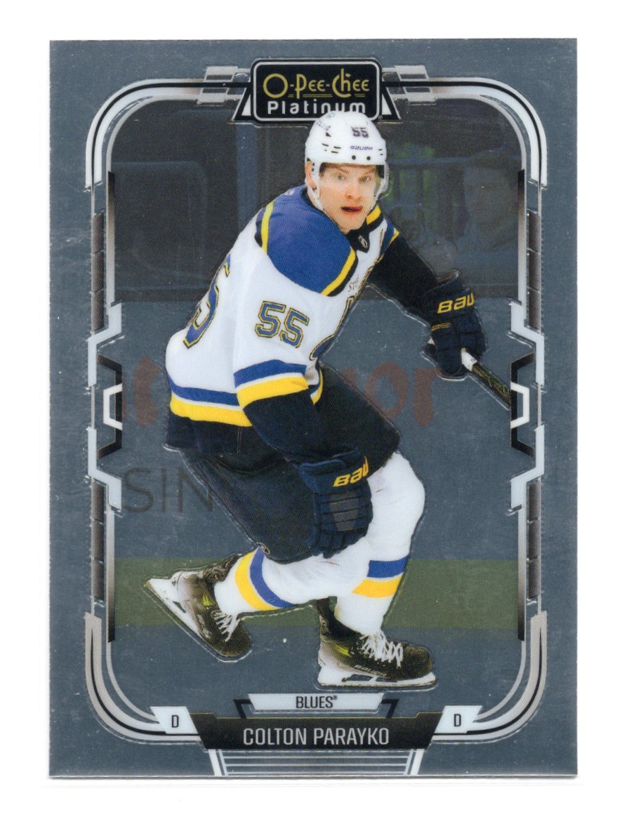 2025-26 O-Pee-Chee Platinum Colton Parayko Card St. Louis Blues #92