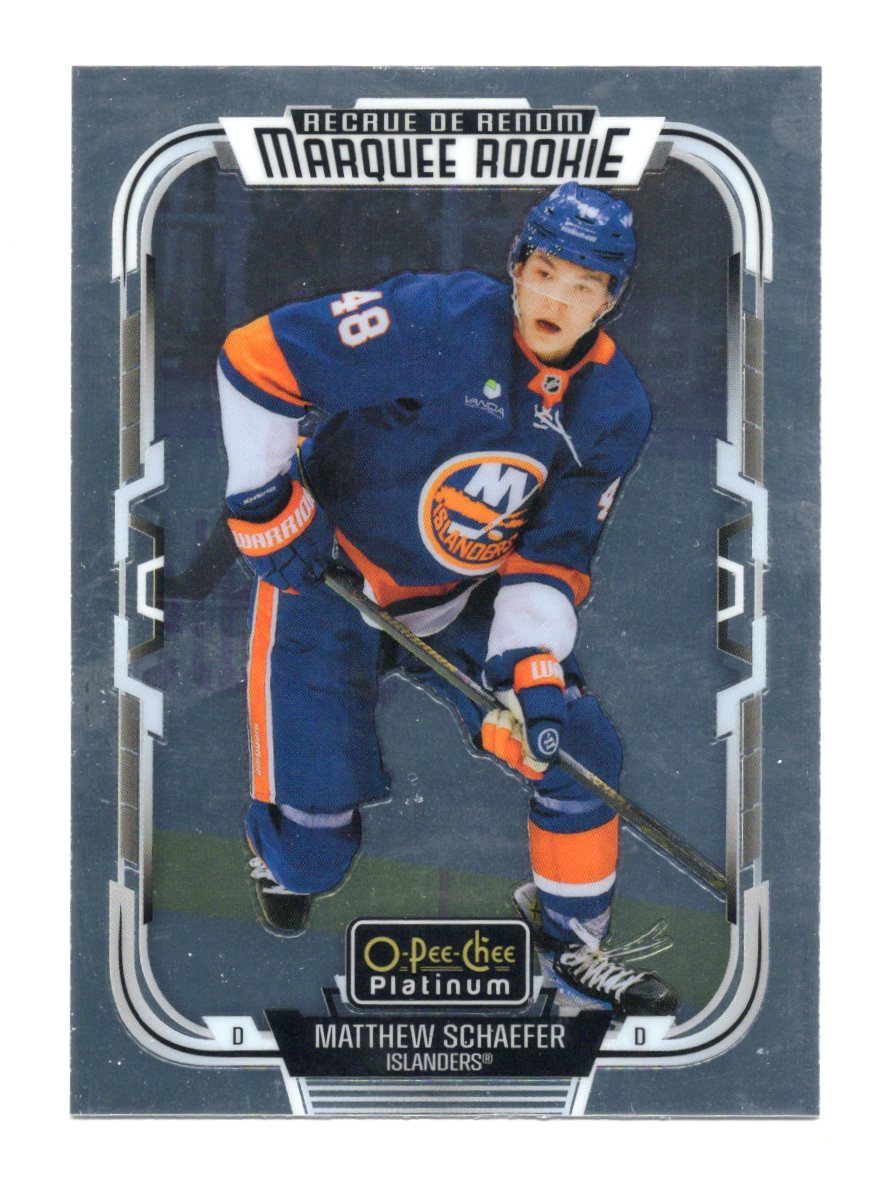 2025-26 O-Pee-Chee Platinum Matthew Schaefer Card RC New York Islanders #268