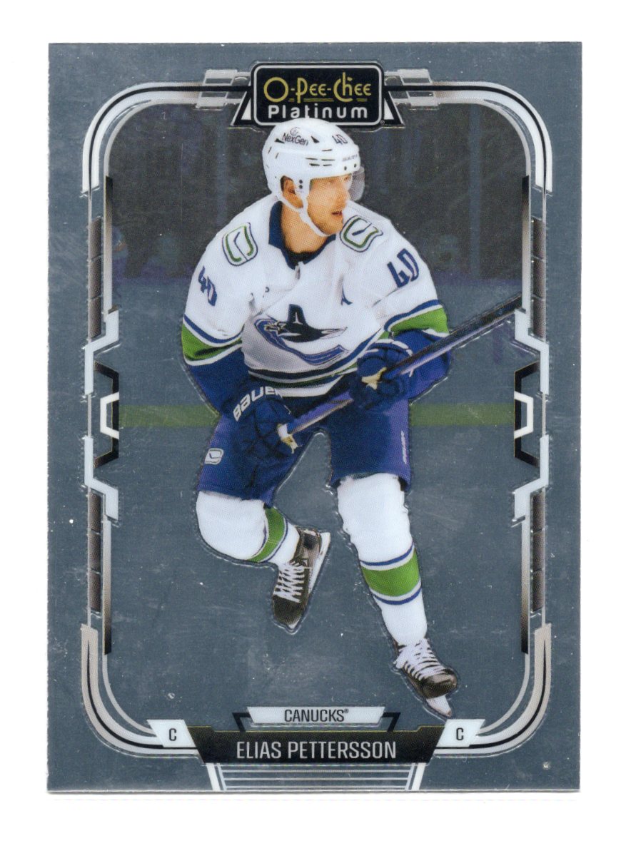 2025-26 O-Pee-Chee Platinum Elias Pettersson Card Vancouver Canucks #46