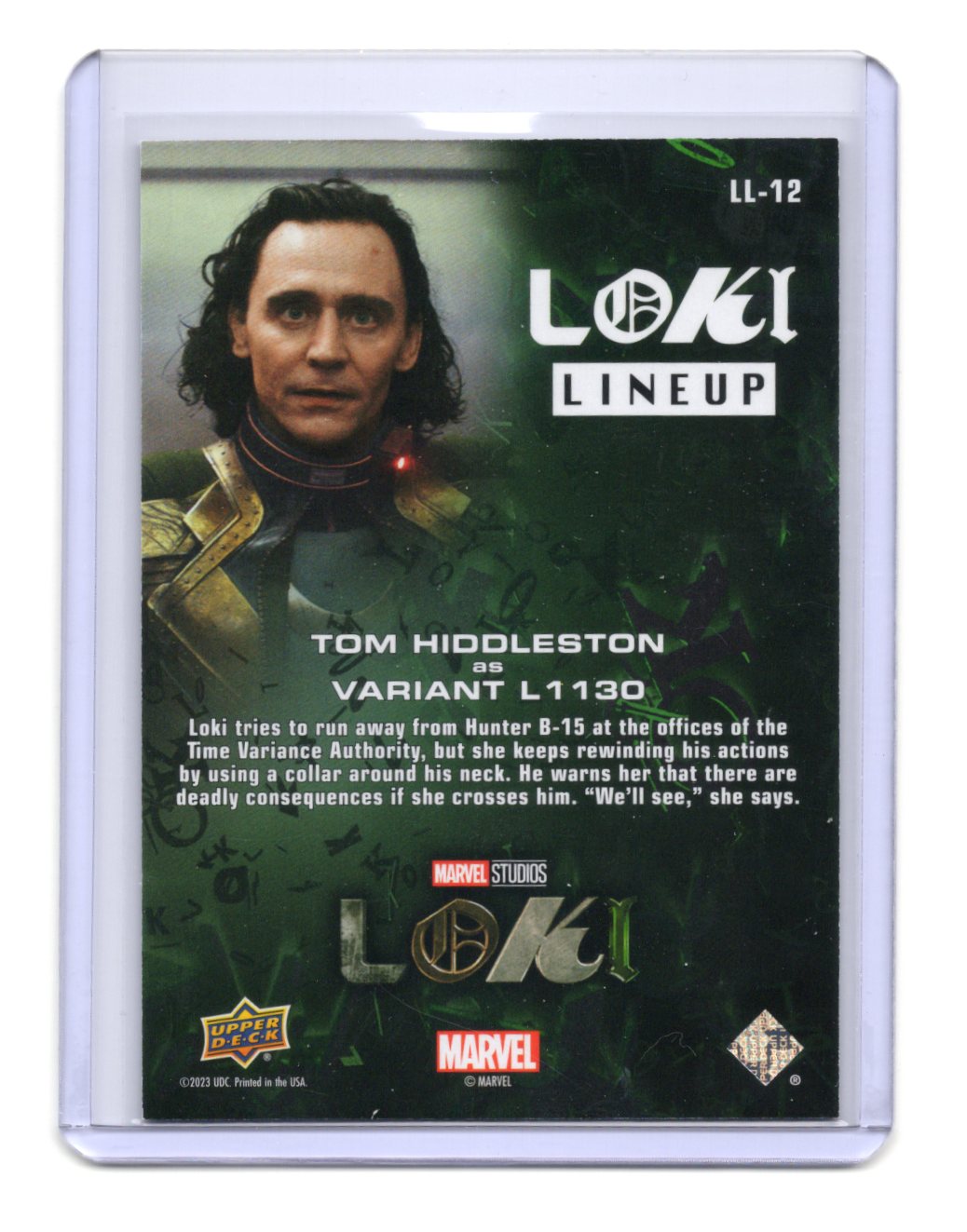 2023 Upper Deck Marvel Loki Season 1 Variant L1130 Card Loki Lineup #LL-12