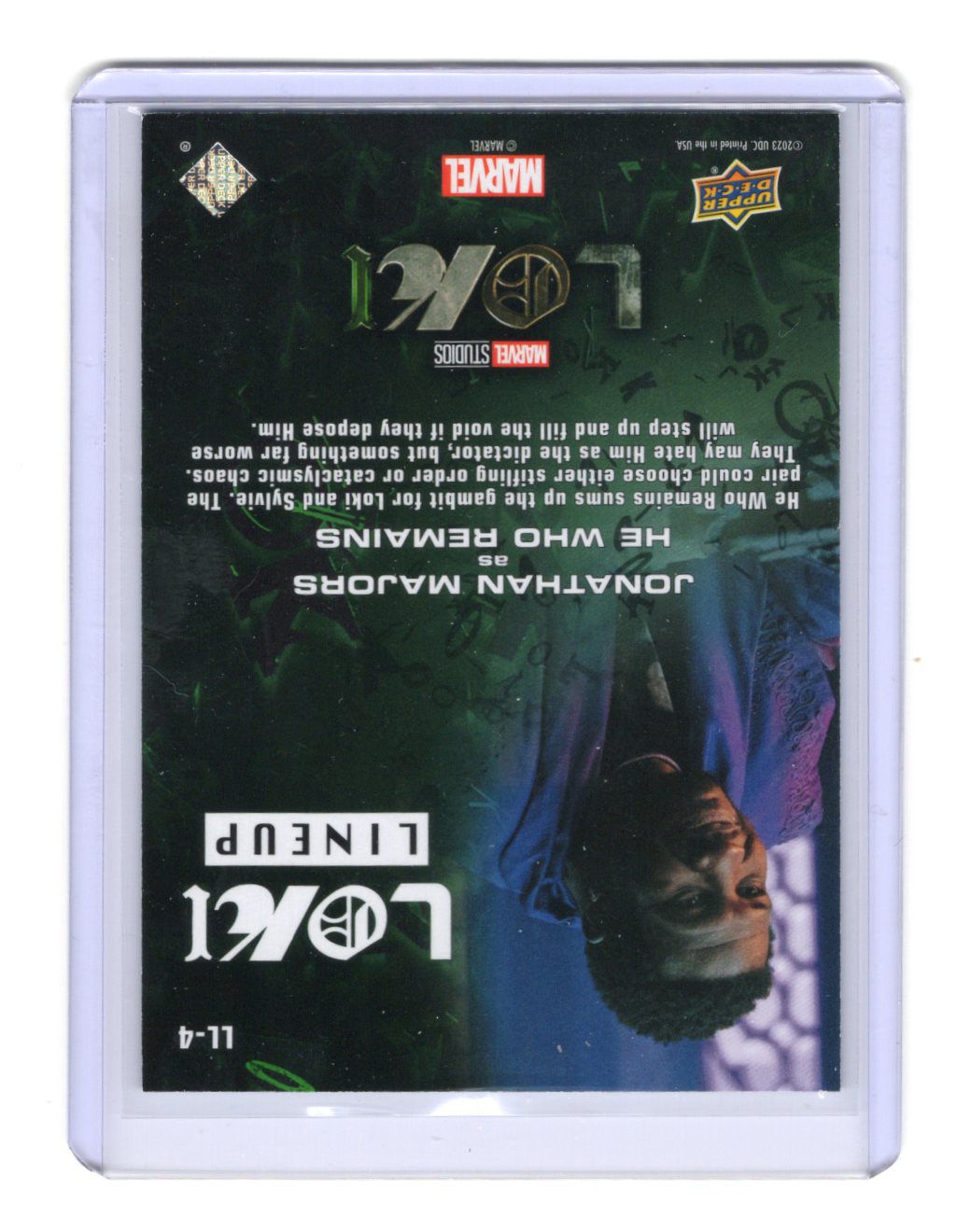 2023 Upper Deck Marvel Loki Season 1 He Who Remains Card Loki Lineup #LL-4