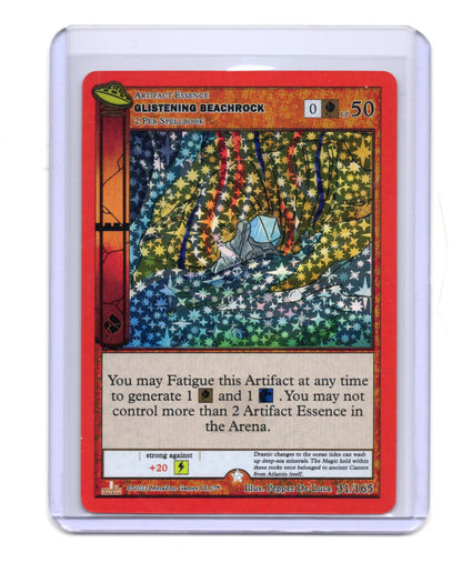 2022 MetaZoo UFO 1st Edition Glistening Beachrock 31/165 Gold Rare Full Holo