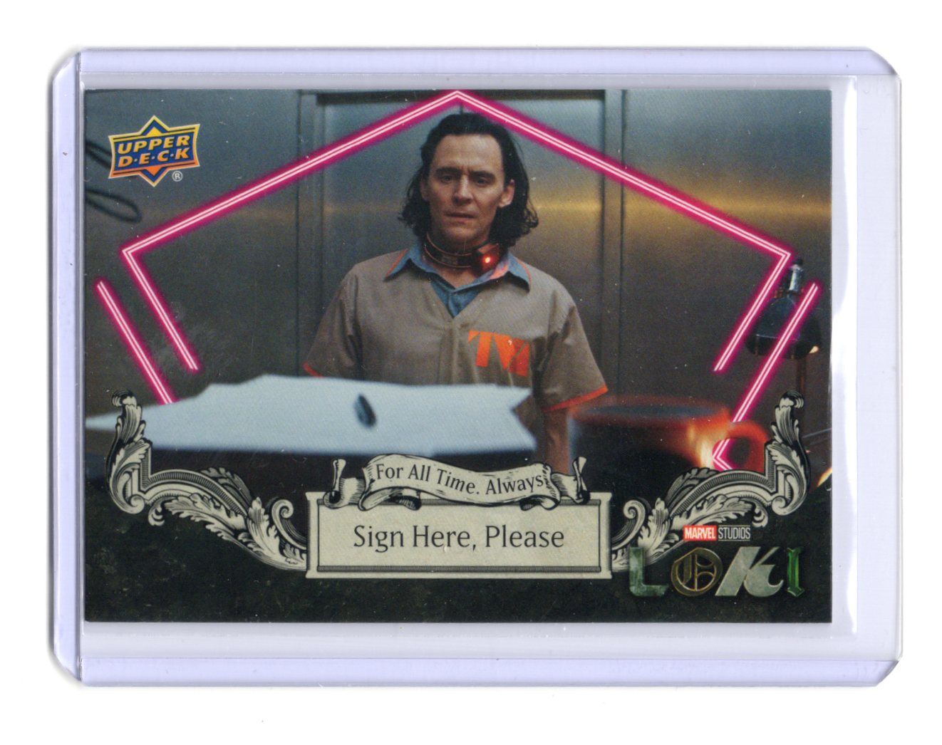 2023 Upper Deck Marvel Loki Season 1 Sign Here Please FATA-2 For All Time Always