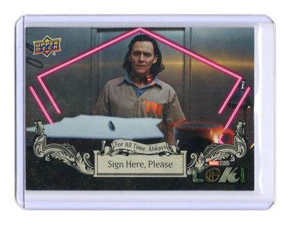 2023 Upper Deck Marvel Loki Season 1 Sign Here Please FATA-2 For All Time Always
