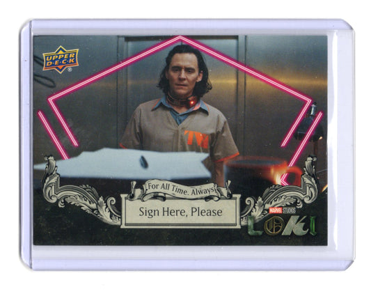 2023 Upper Deck Marvel Loki Season 1 Sign Here Please FATA-2 For All Time Always