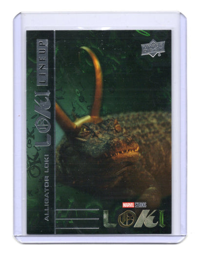 2023 Upper Deck Marvel Loki Season 1 Alligator Loki Card Loki Lineup #LL-11