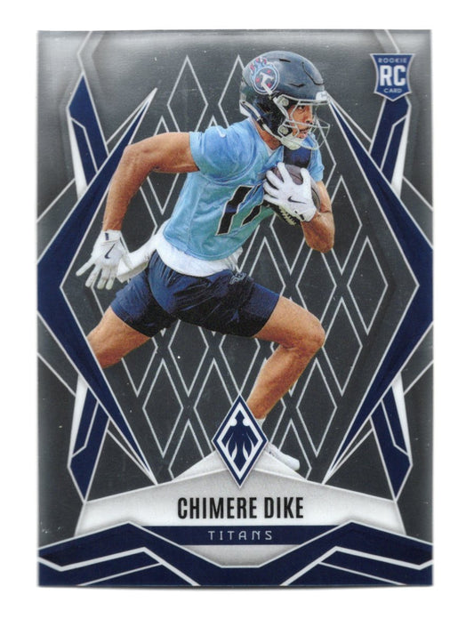 2025 Panini Phoenix Chimere Dike Card RC Tennessee Titans #240