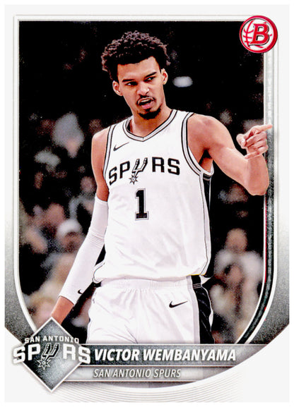2025-26 Bowman Victor Wembanyama Card San Antonio Spurs #143