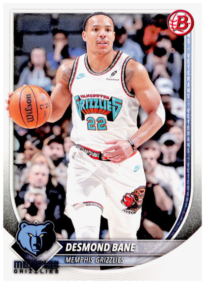 2025-26 Bowman Desmond Bane Card Memphis Grizzlies #138