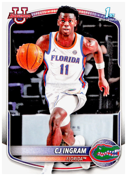 2025-26 Bowman CJ Ingram Card Prospects Florida Gators #BPP-77