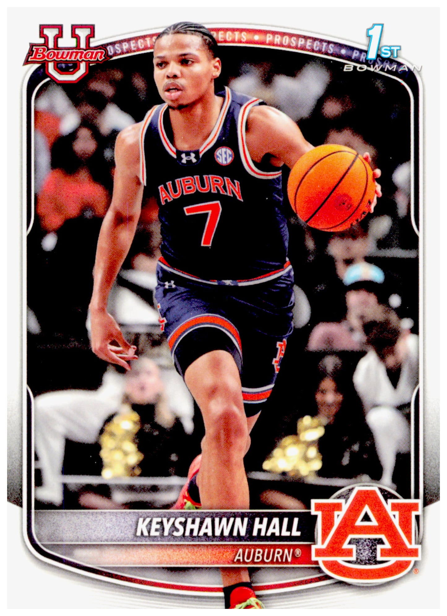 2025-26 Bowman Keyshawn Hall Card Prospects Auburn Tigers #BPP-60