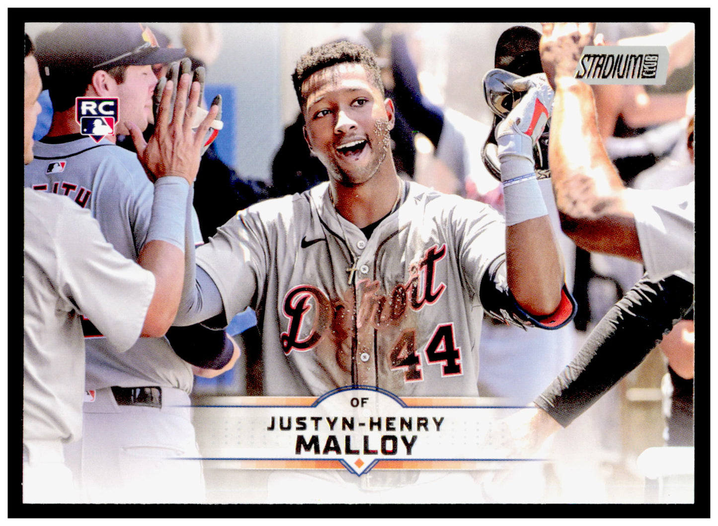 2025 Stadium Club Justyn-Henry Malloy Card RC Detroit Tigers #64