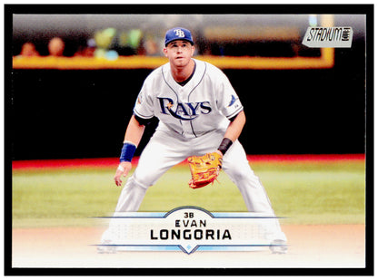 2025 Stadium Club Evan Longoria Card Tampa Bay Rays #110