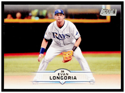 2025 Stadium Club Evan Longoria Card Tampa Bay Rays #110