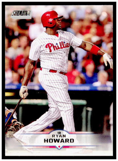2025 Stadium Club Ryan Howard Card Philadelphia Phillies #148