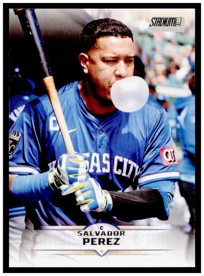 2025 Stadium Club Salvador Perez Card Kansas City Royals #30