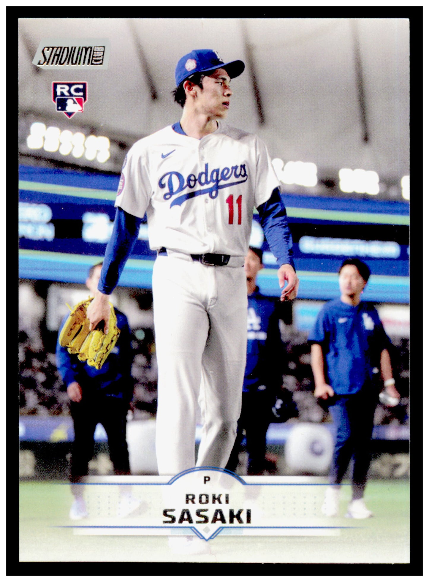2025 Stadium Club Roki Sasaki Card RC Los Angeles Dodgers #187