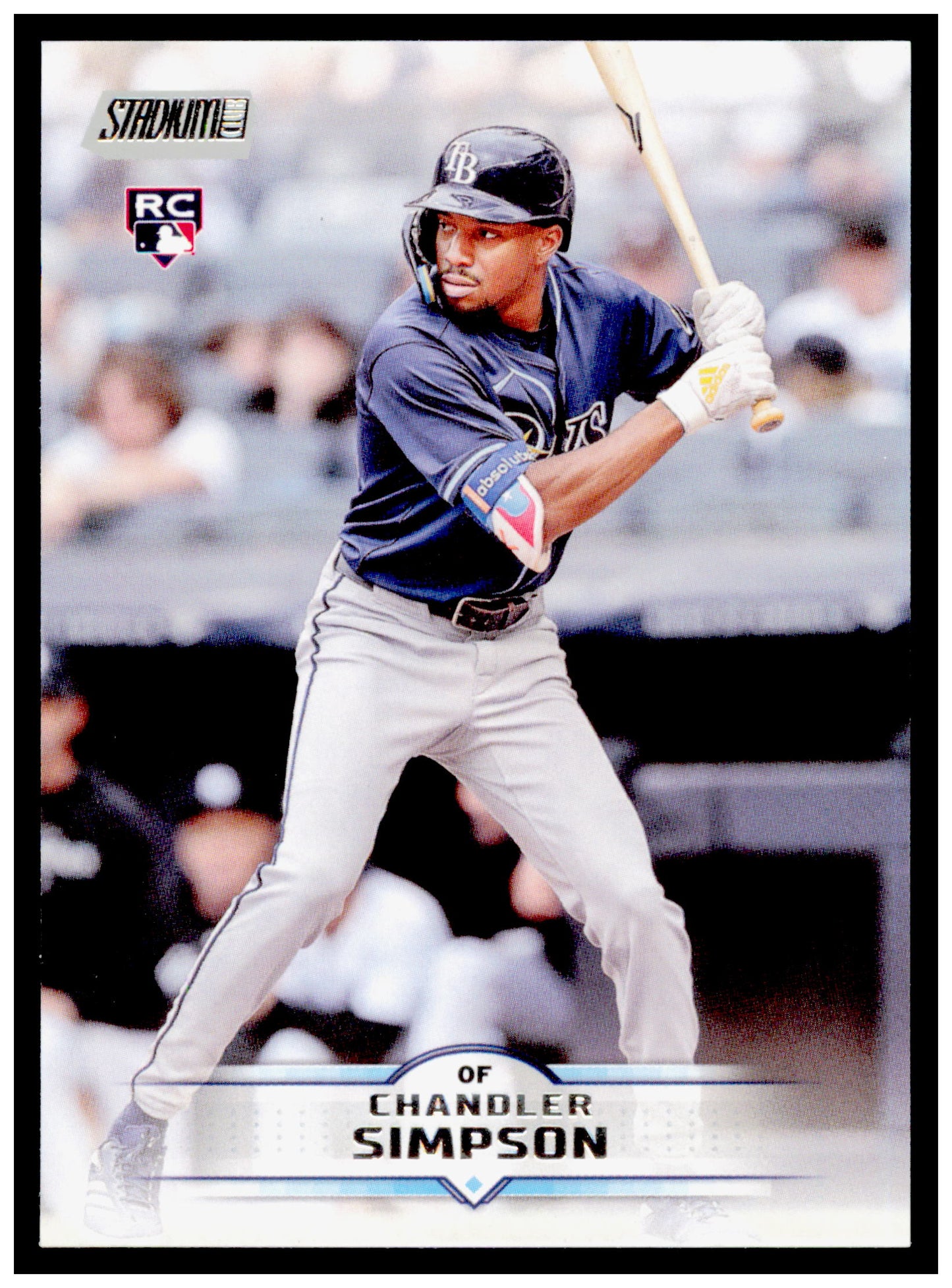 2025 Stadium Club Chandler Simpson Card RC Tampa Bay Rays #103